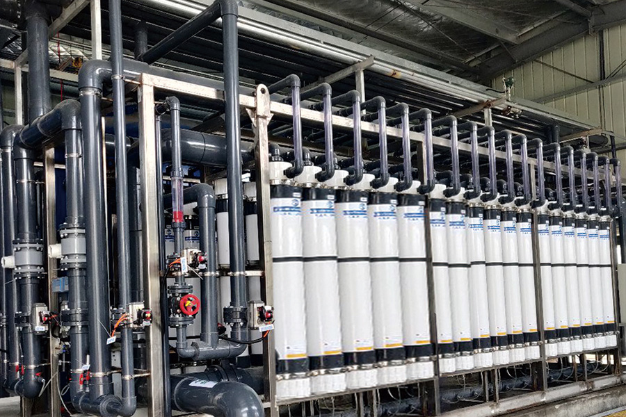 Progetto di trattamento dell'acqua in acciaio